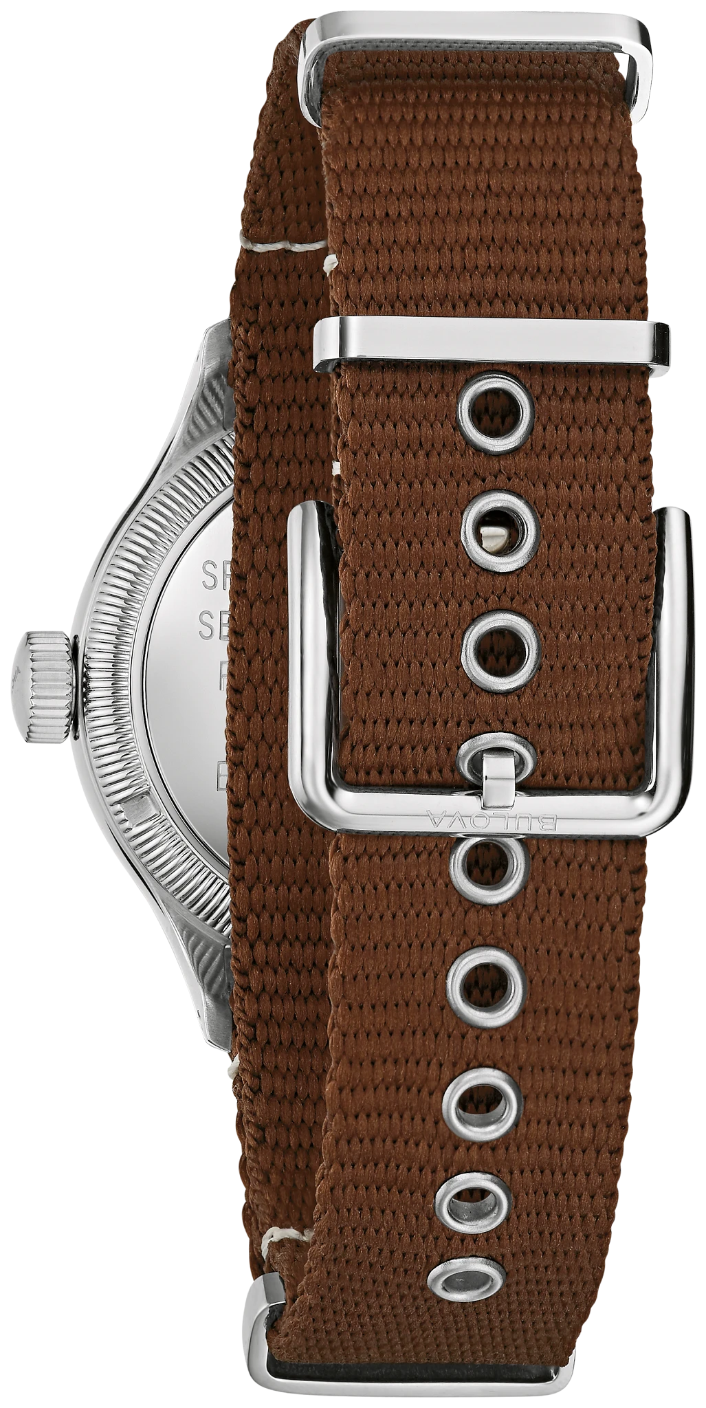 Blue Dial Nylon Strap A-11 Hack Watch 96A282 | Bulova